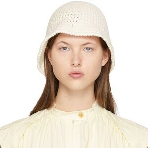 LOW CLASSIC White Hand Bucket Hat